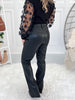 Judy Blue - Tummy Control Faux Leather Bootcut Jeans - Final Sale