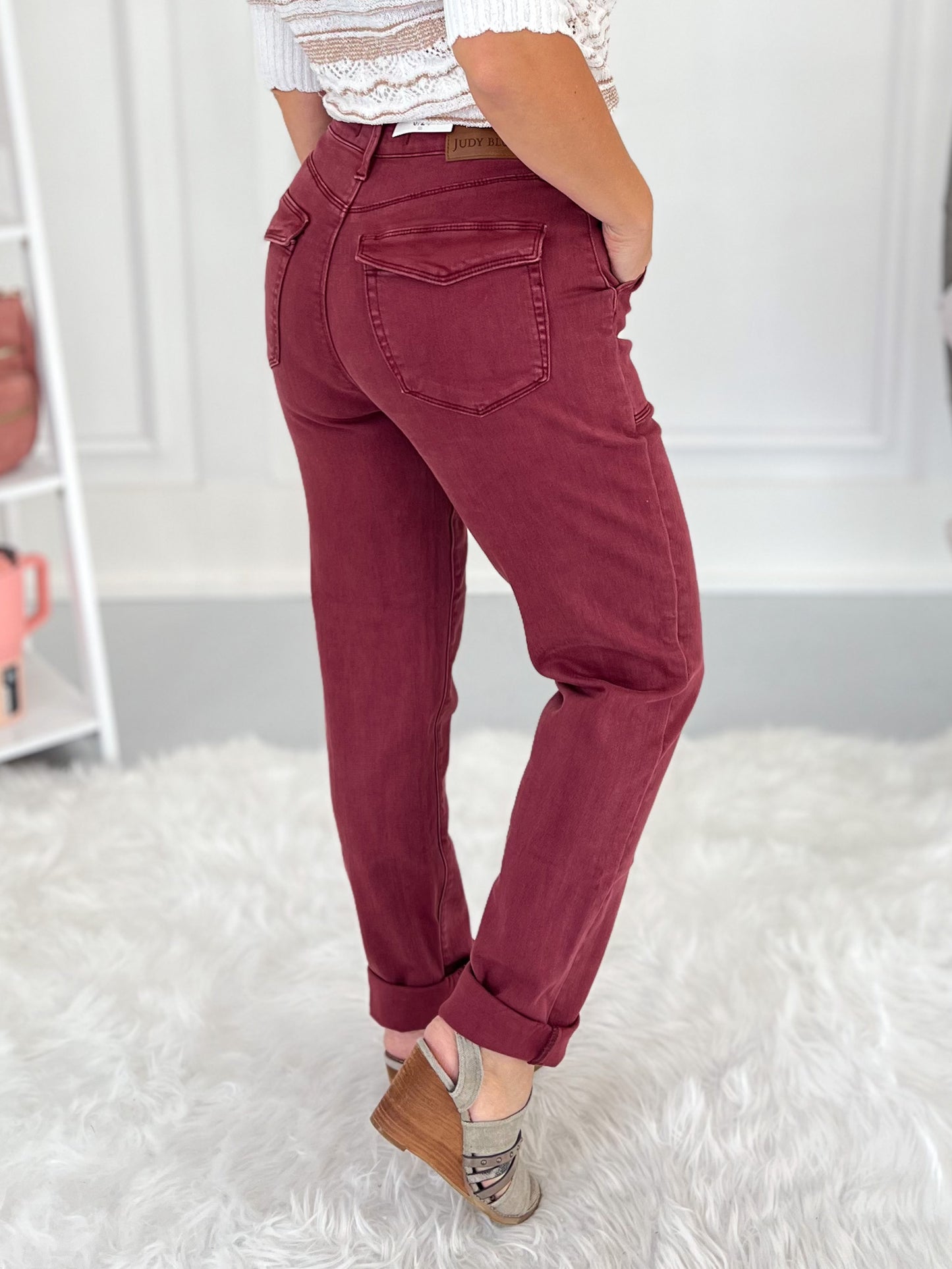 Harvest Haze - Judy Blue Aurora Weekender Denim Joggers