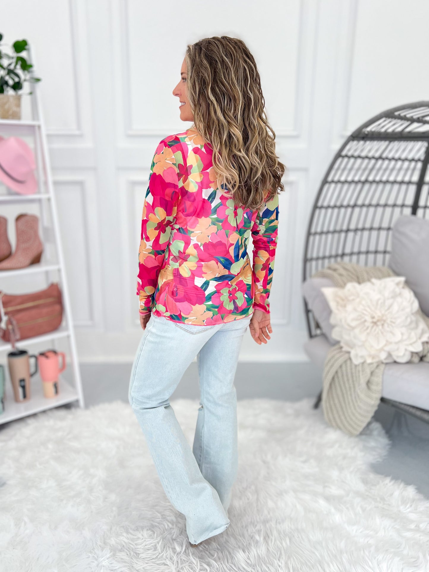 Let The Fun Begin Mesh Top