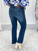 Kickstart My Style - Judy Blue Dark Wash Kick Flare Jeans