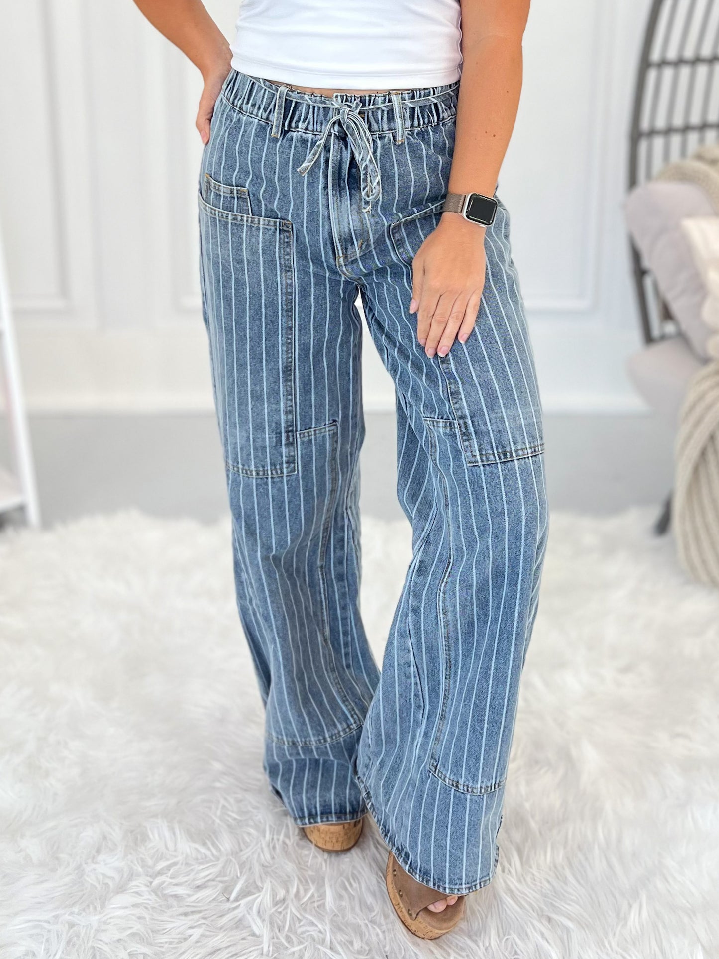 Works Out Great Denim Pants