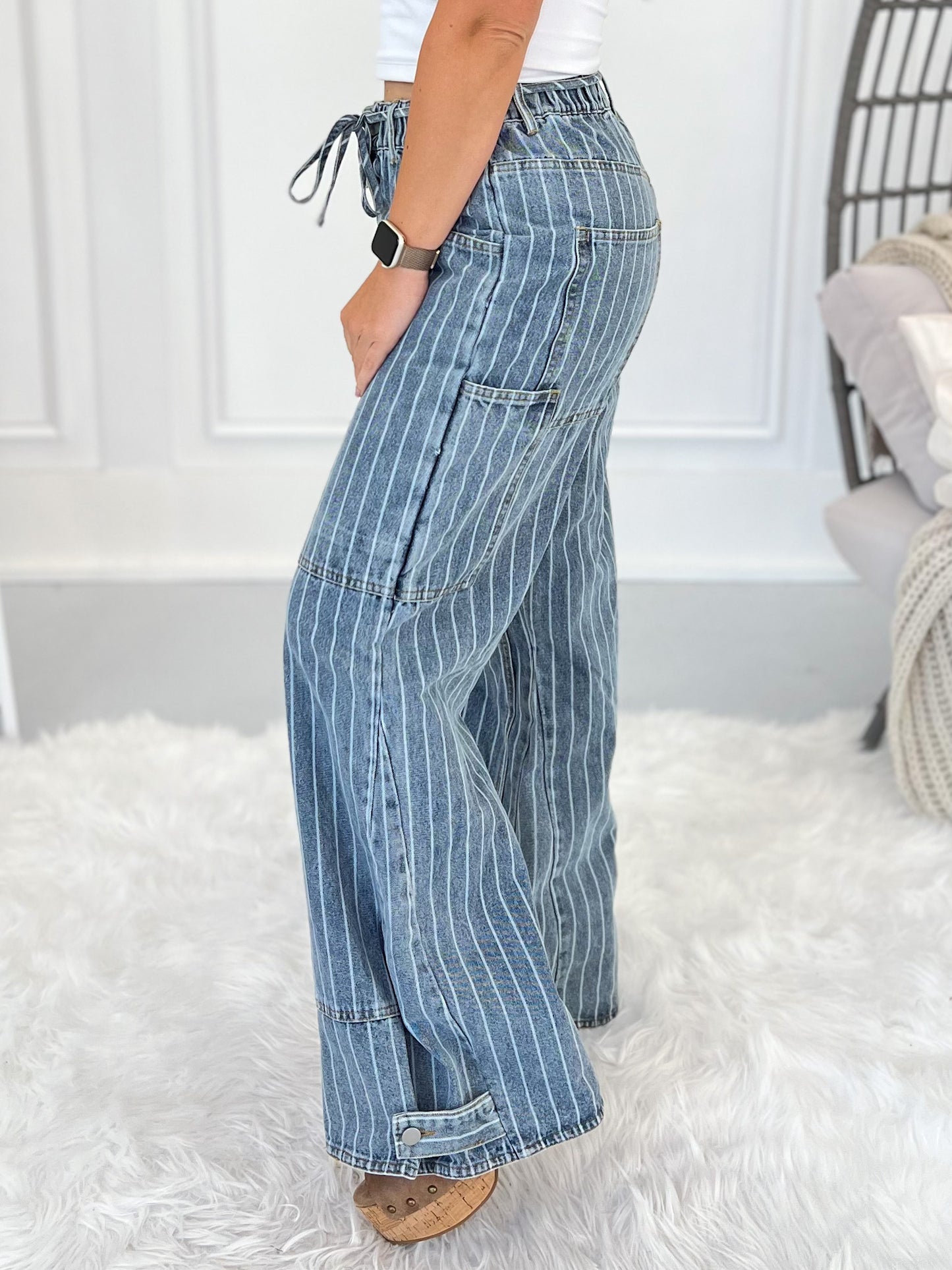 Works Out Great Denim Pants