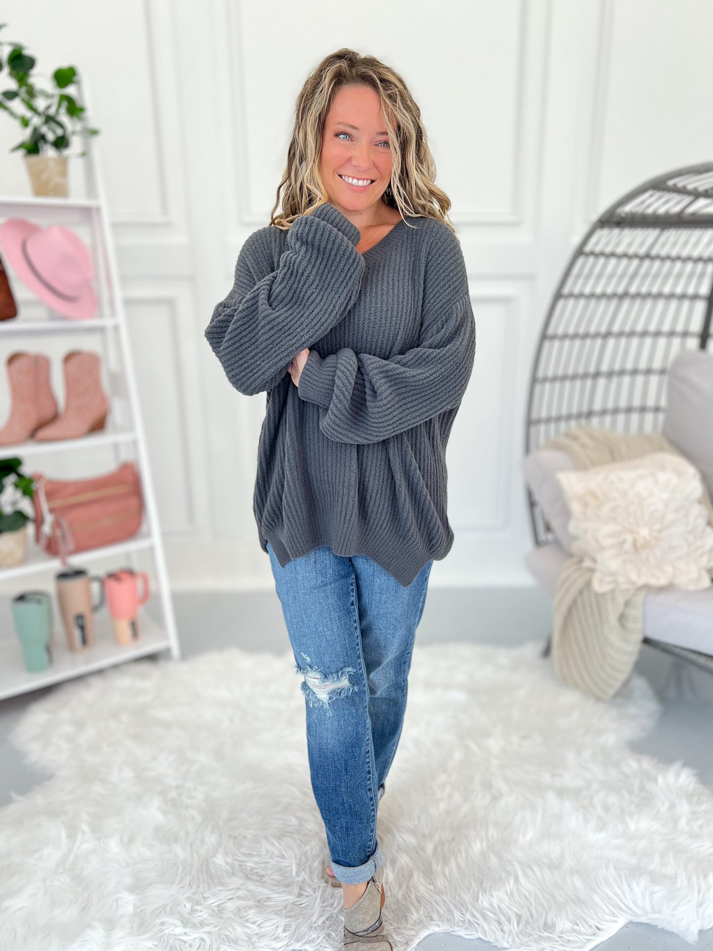 Highly Favored Sweater - Final Sale