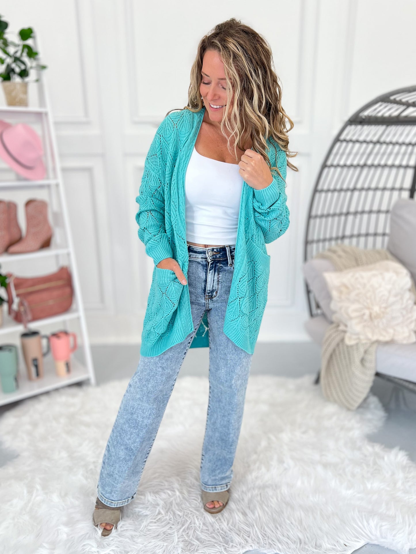 With Open Arms Knit Cardigan