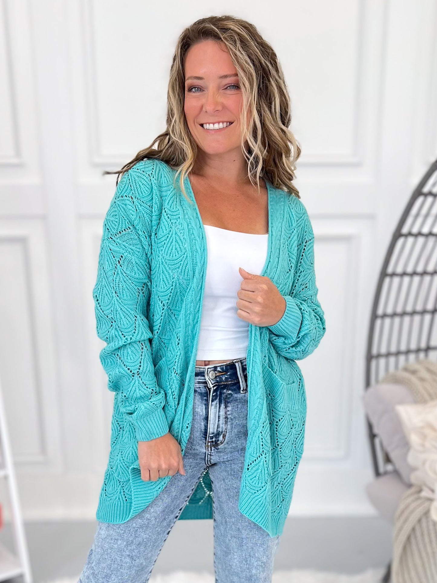 With Open Arms Knit Cardigan