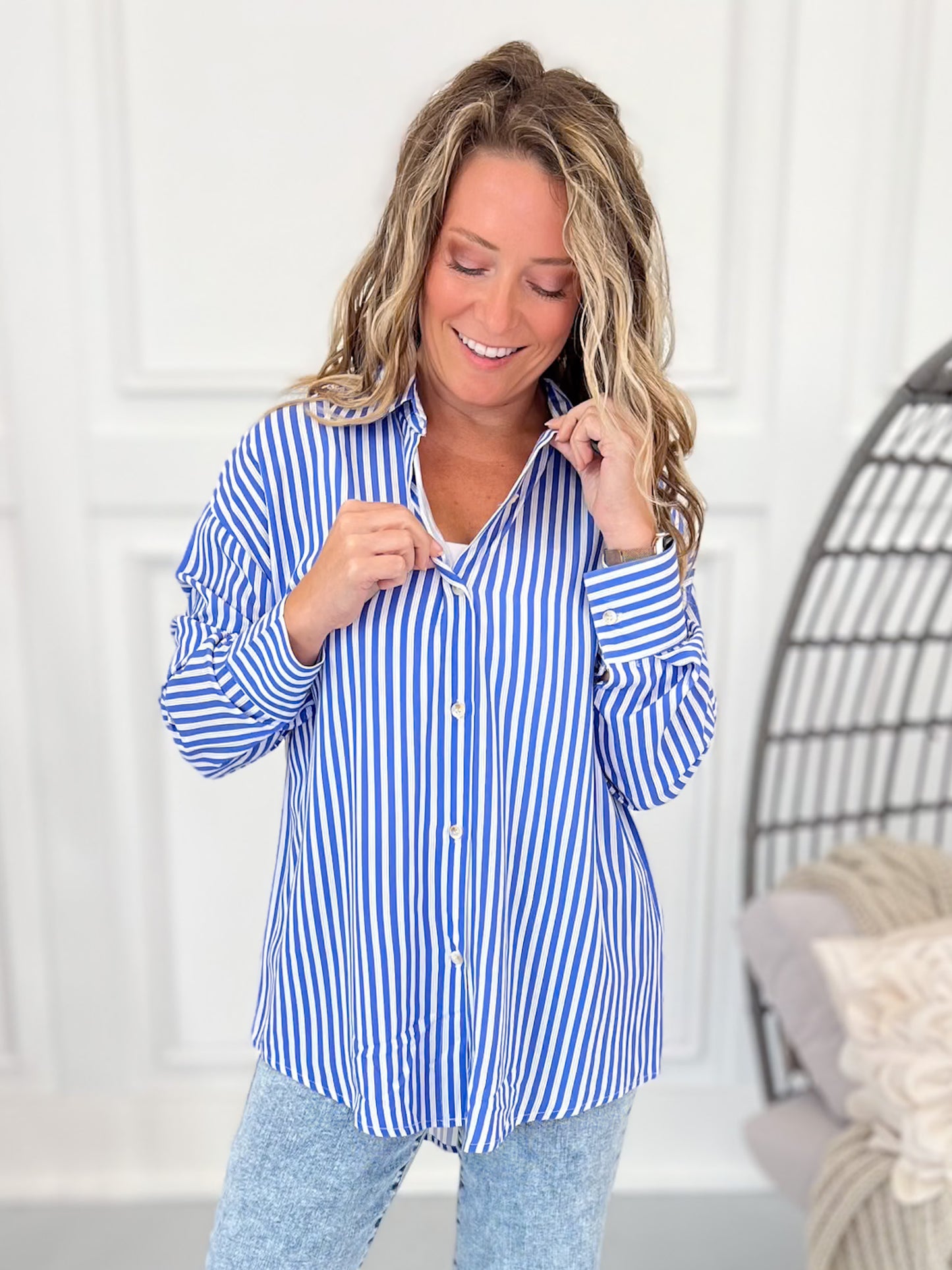 The Look Ahead Button Up Top