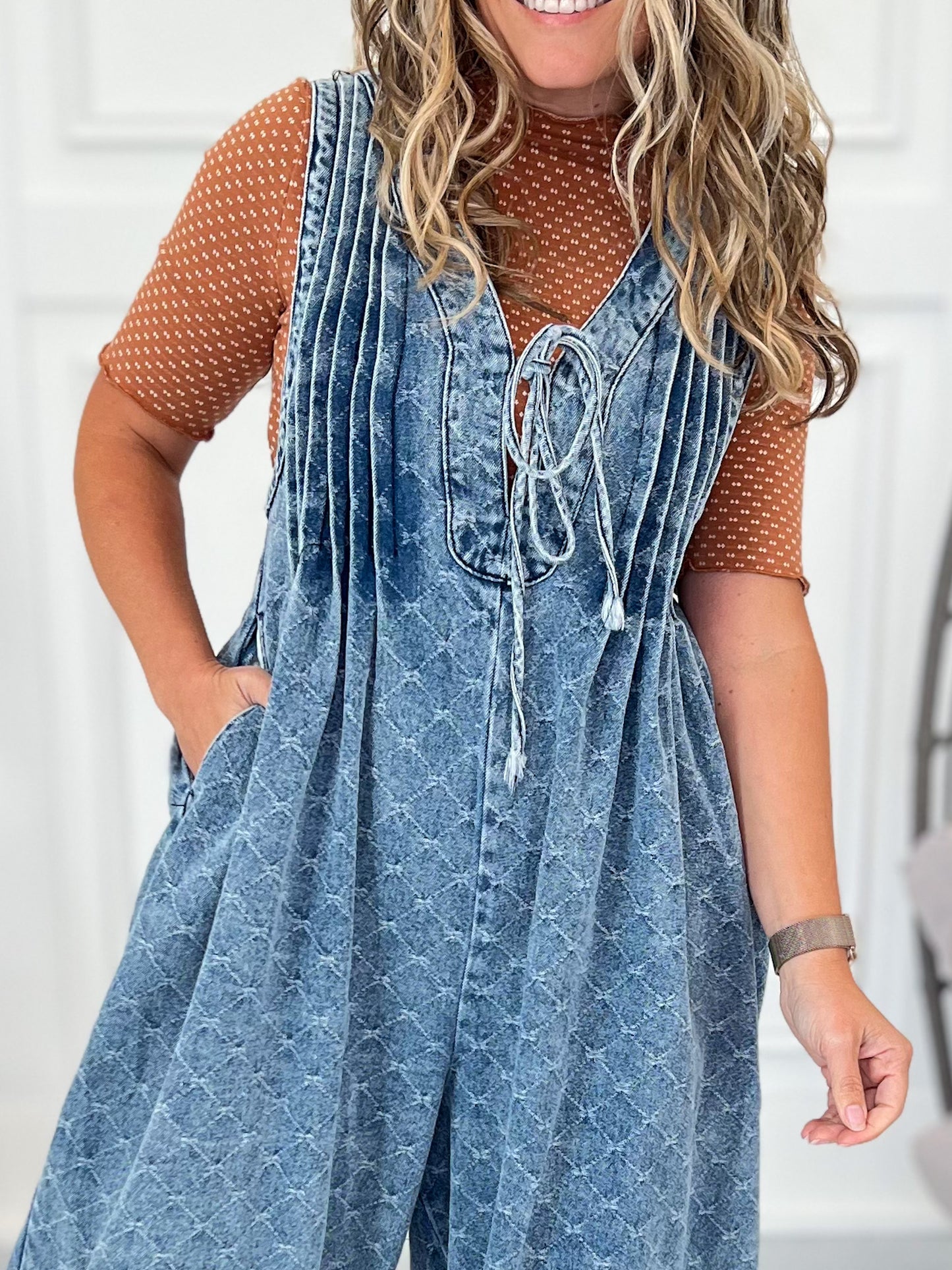 Ride With Me Denim Jumpsuit