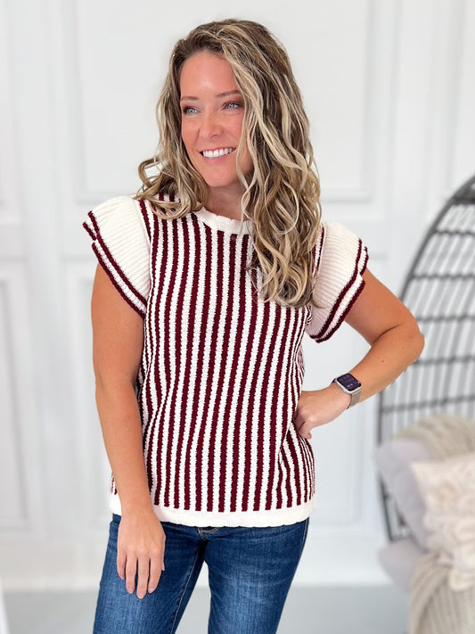 Taking Care Knit Top