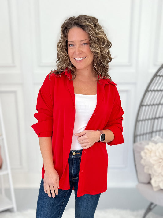It's Date Night Button Up Top