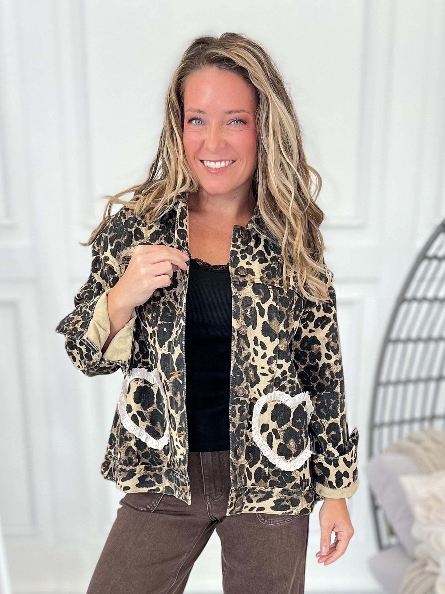 Heart Of The Jungle Denim Jacket