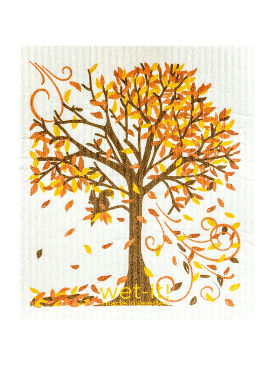 Wet It! Dish Cloth - Fall Tree