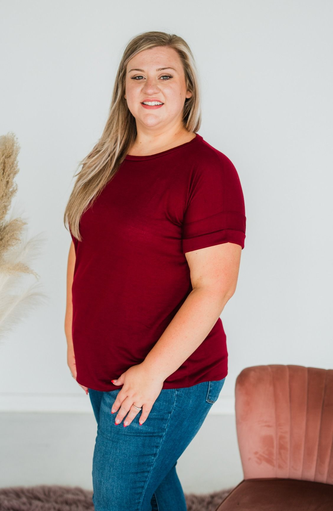 Burgundy Blessing Top