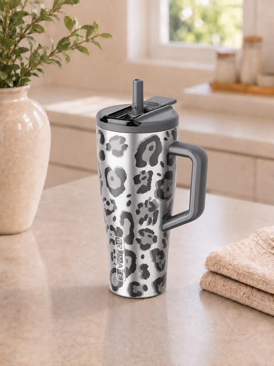 30oz Brumate Era Flip Mug - Metallic Leopard