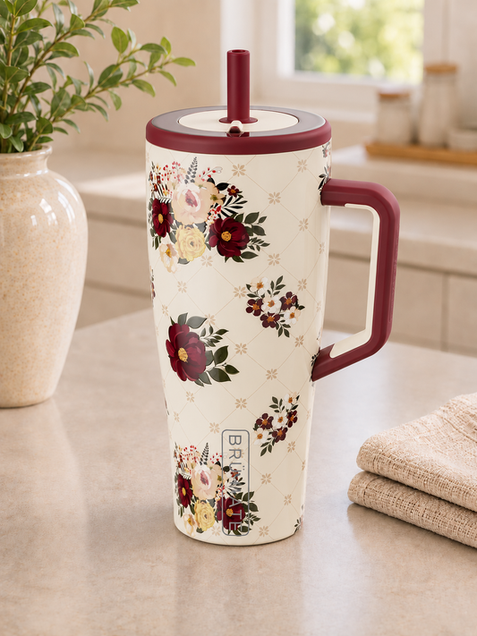40oz Brumate Era Mug - Quilted Floral