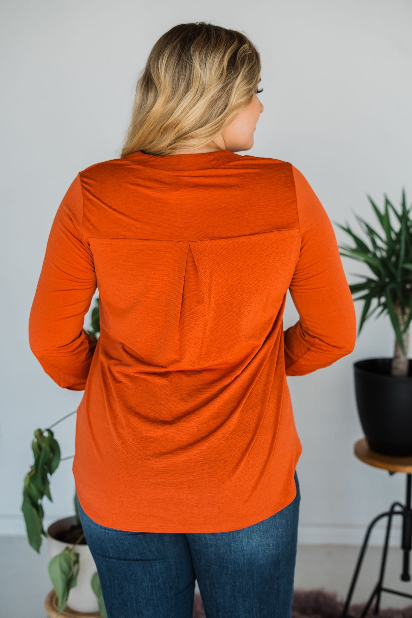 Solid Lizzy Top - Rust