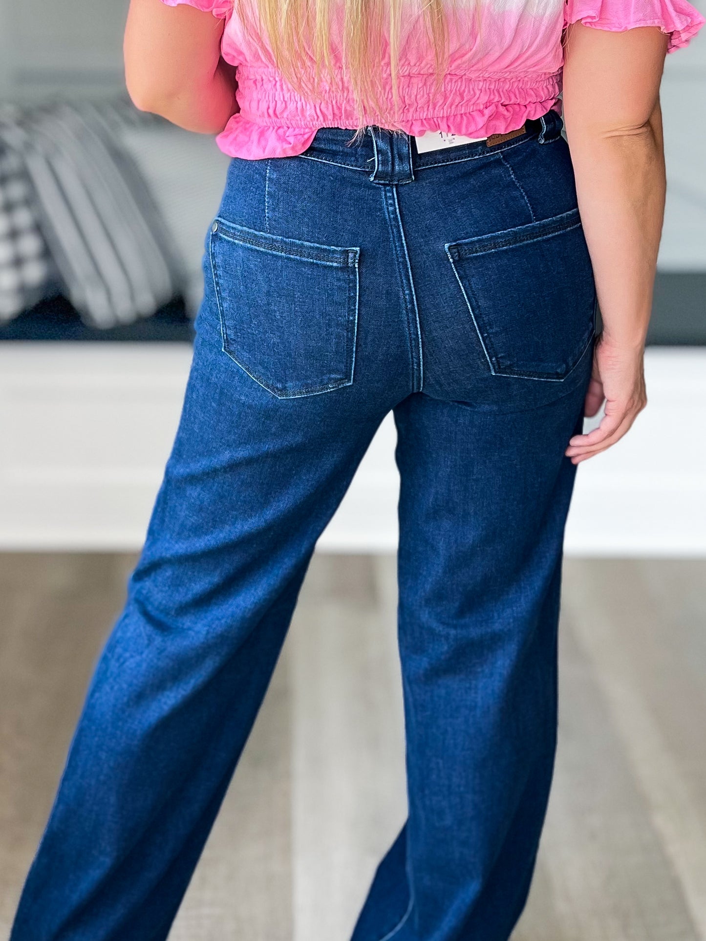 So Fresh & So Clean - Judy Blue Clean Wash Trouser Wide Jeans
