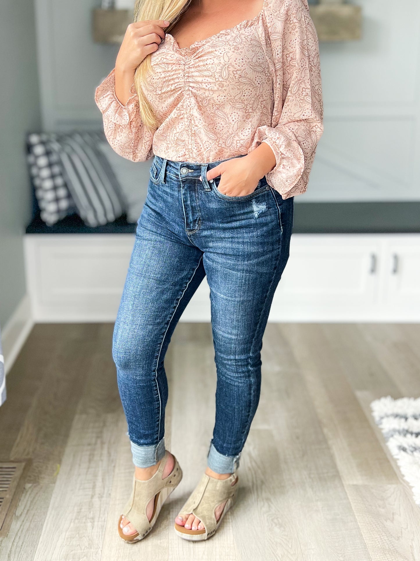 Picture Perfect - Judy Blue Tummy Control Skinny Jeans