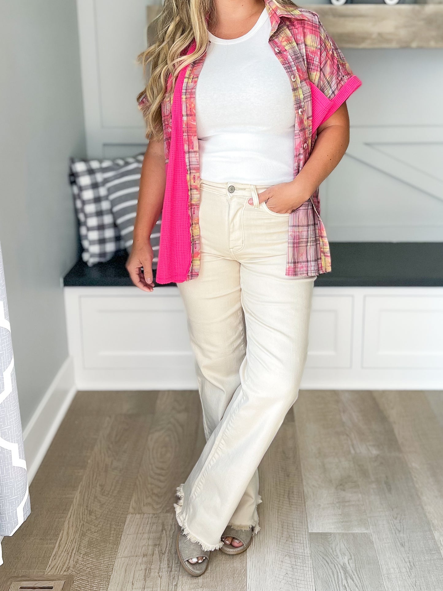 Window Shopping - Judy Blue 90's Hem Destroyed Jean