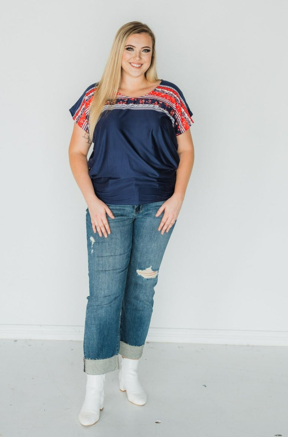 Always Love - Judy Blue Cuffed Dad Jean