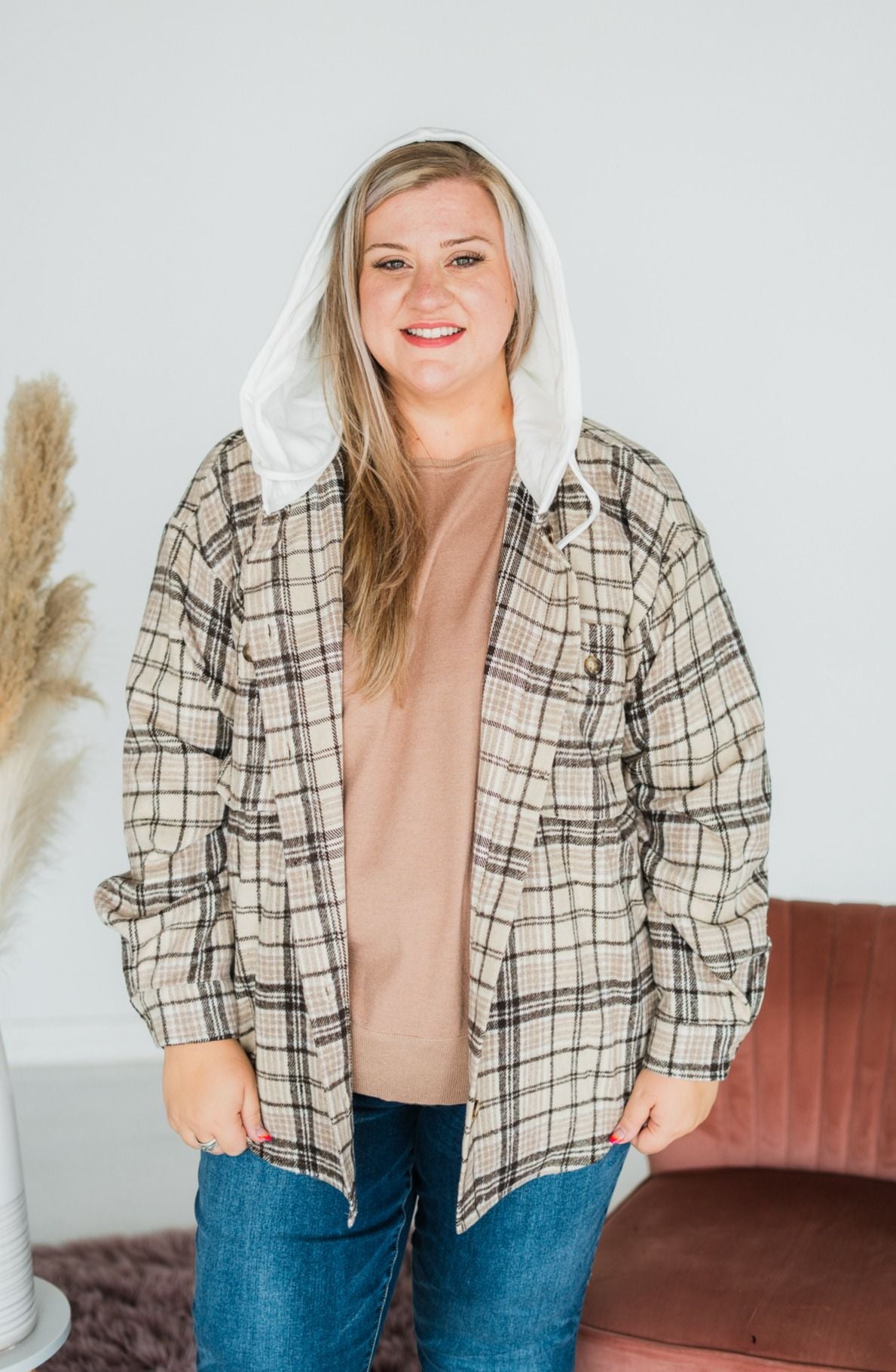 Beige Is Best Shacket