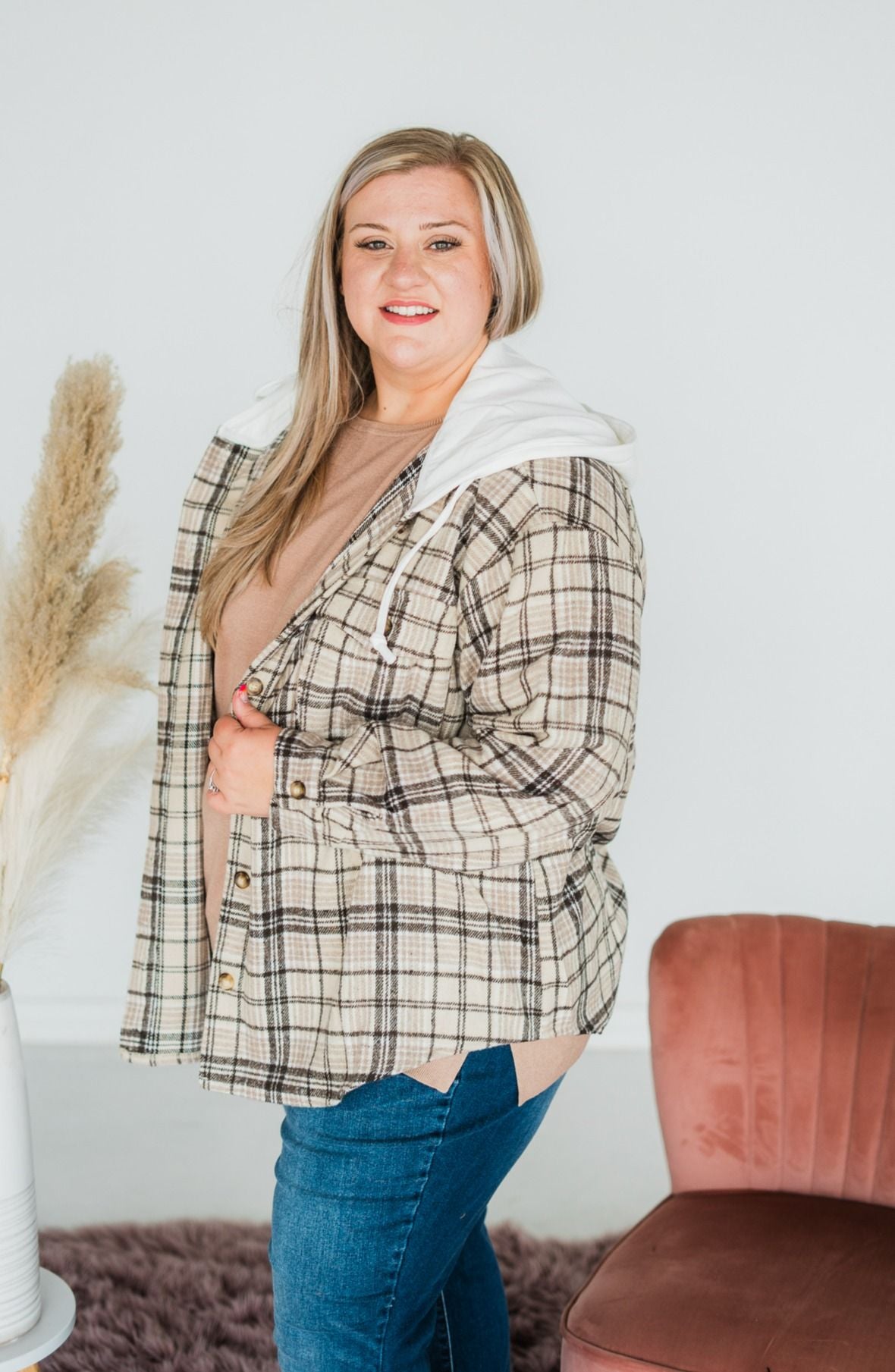 Beige Is Best Shacket