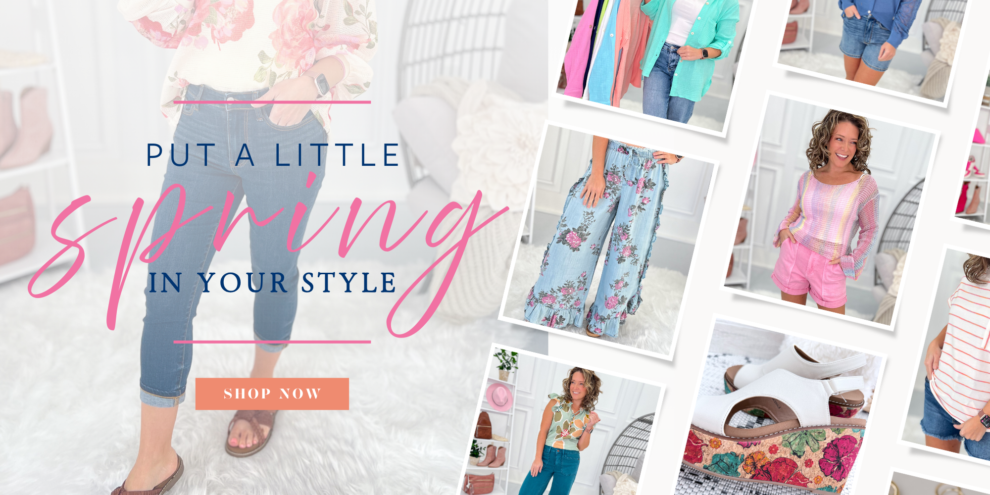 Shop hundreds of New Arrivals from shorts, to pants, spring florals and more! All inclusive sizing.