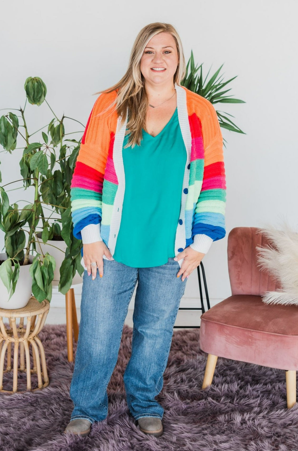All Sorts Of Color Sweater