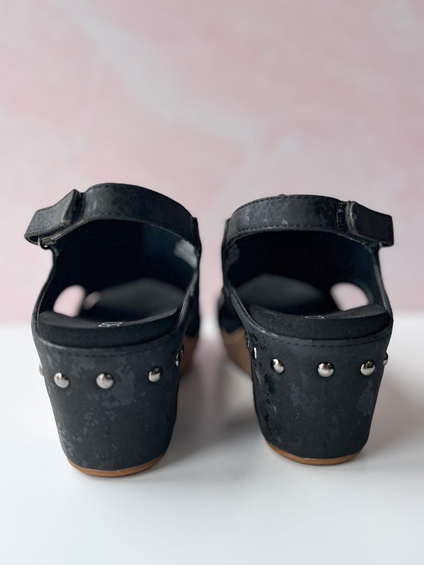 Corky's Carley Black Metallic Wedge