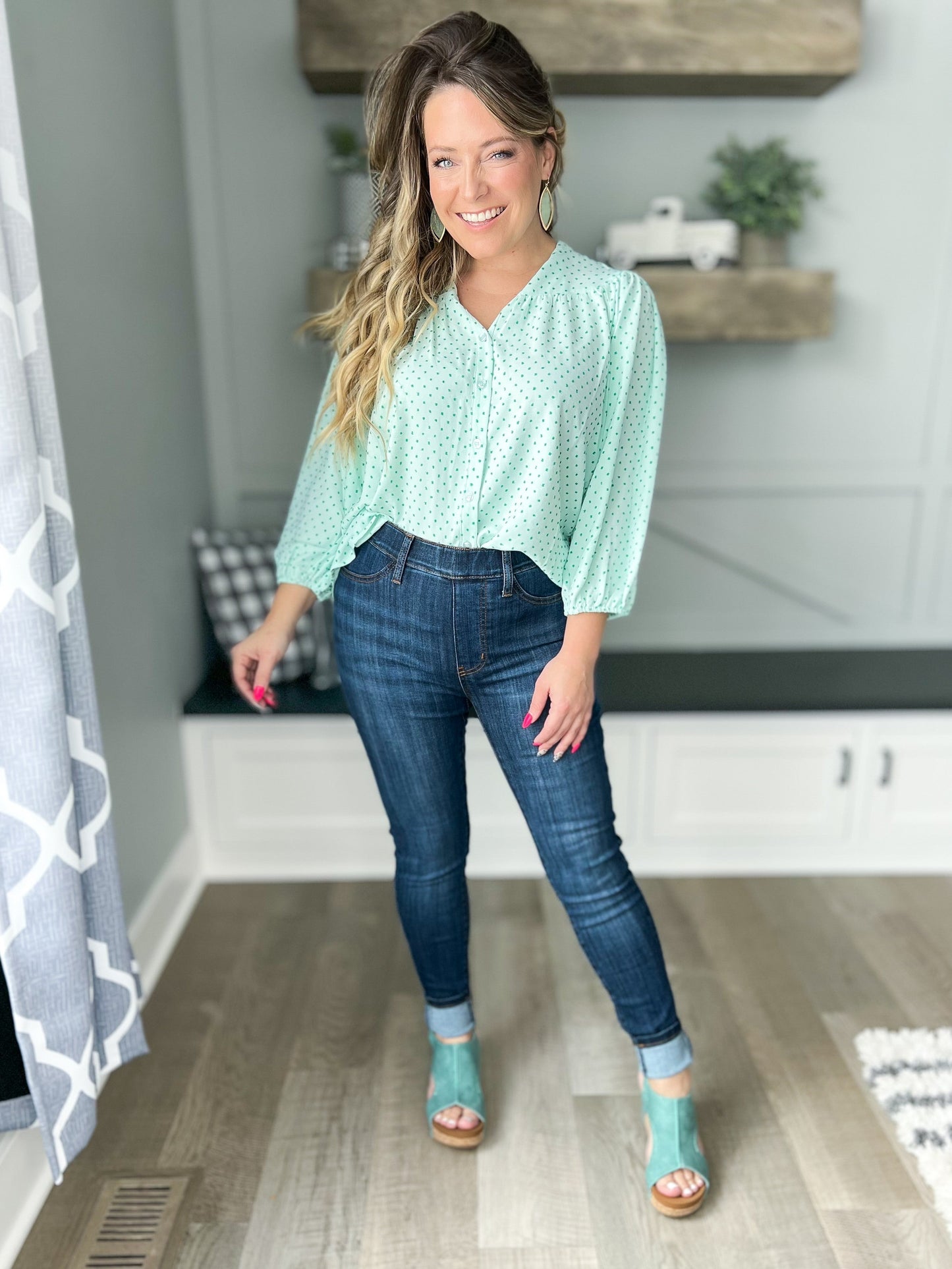Still Running Late - Judy Blue Pull-On Skinny