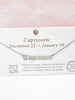 White Gold Dipped Zodiac Sign Necklace  - Final Sale