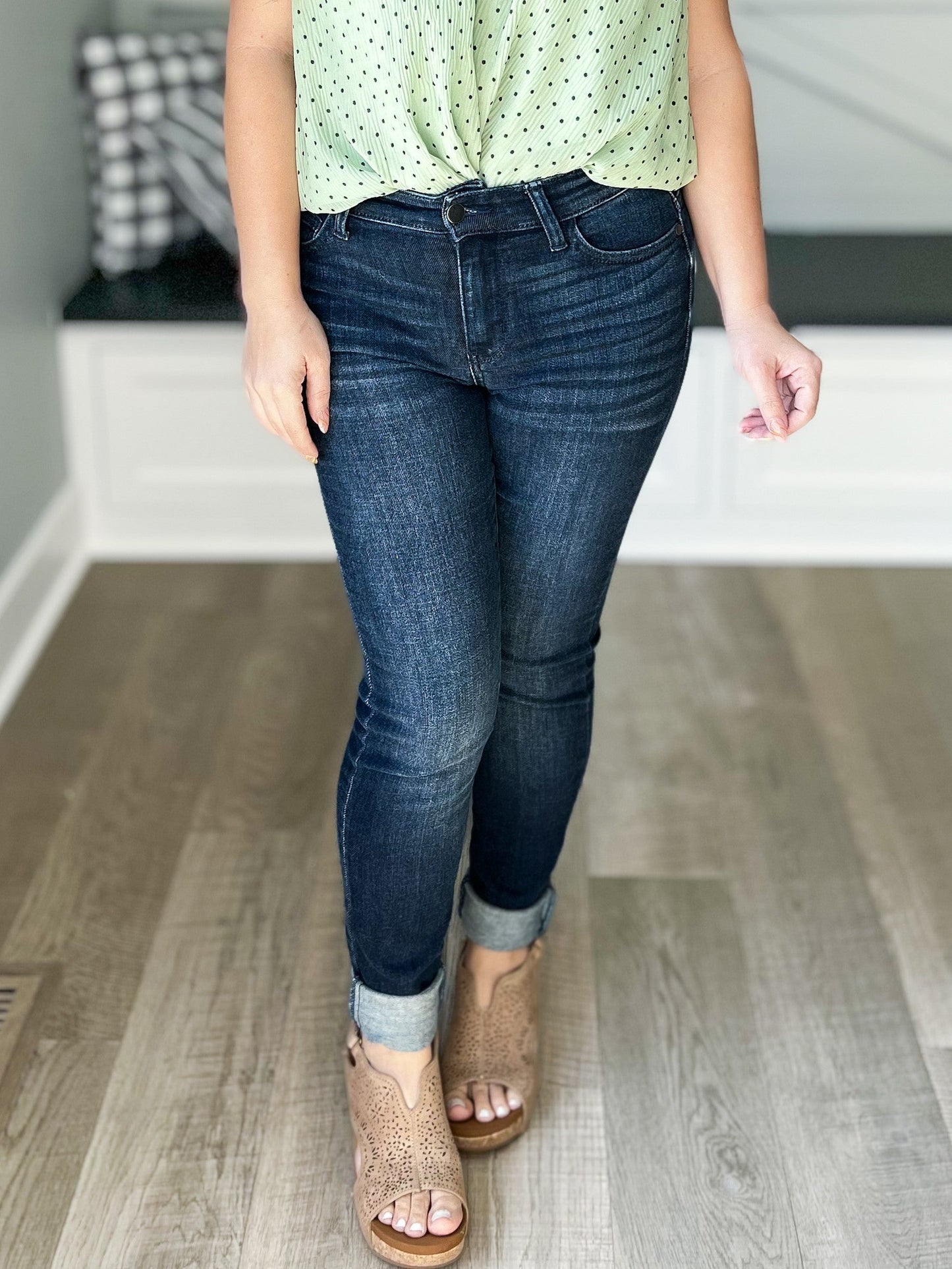 Deep Blue - Judy Blue High Waist Skinny Jean
