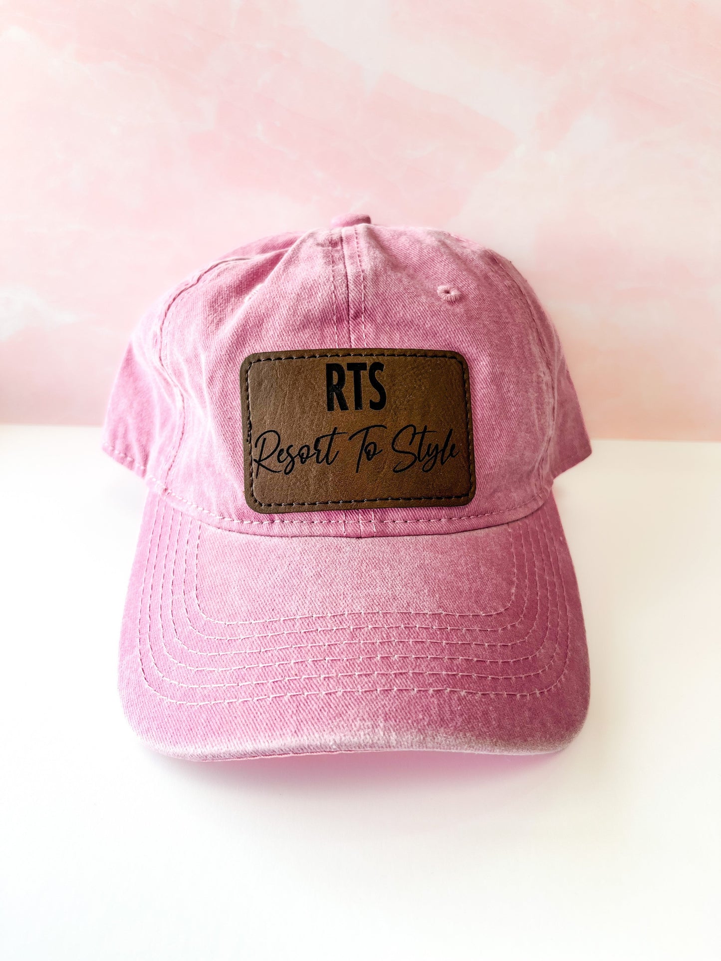 Custom RTS Leather Patch Hats - Final Sale