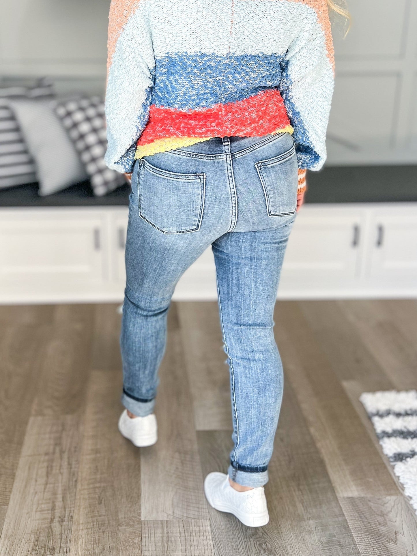 Longing For You - Judy Blue Tall Skinny Destroyed Jeans