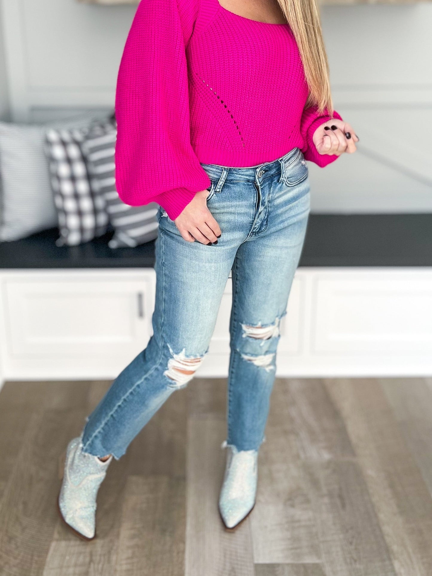 Made In The Shade - Judy Blue Cropped Tinted Straight Leg Jean