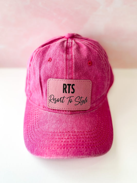 Custom RTS Leather Patch Hats - Final Sale