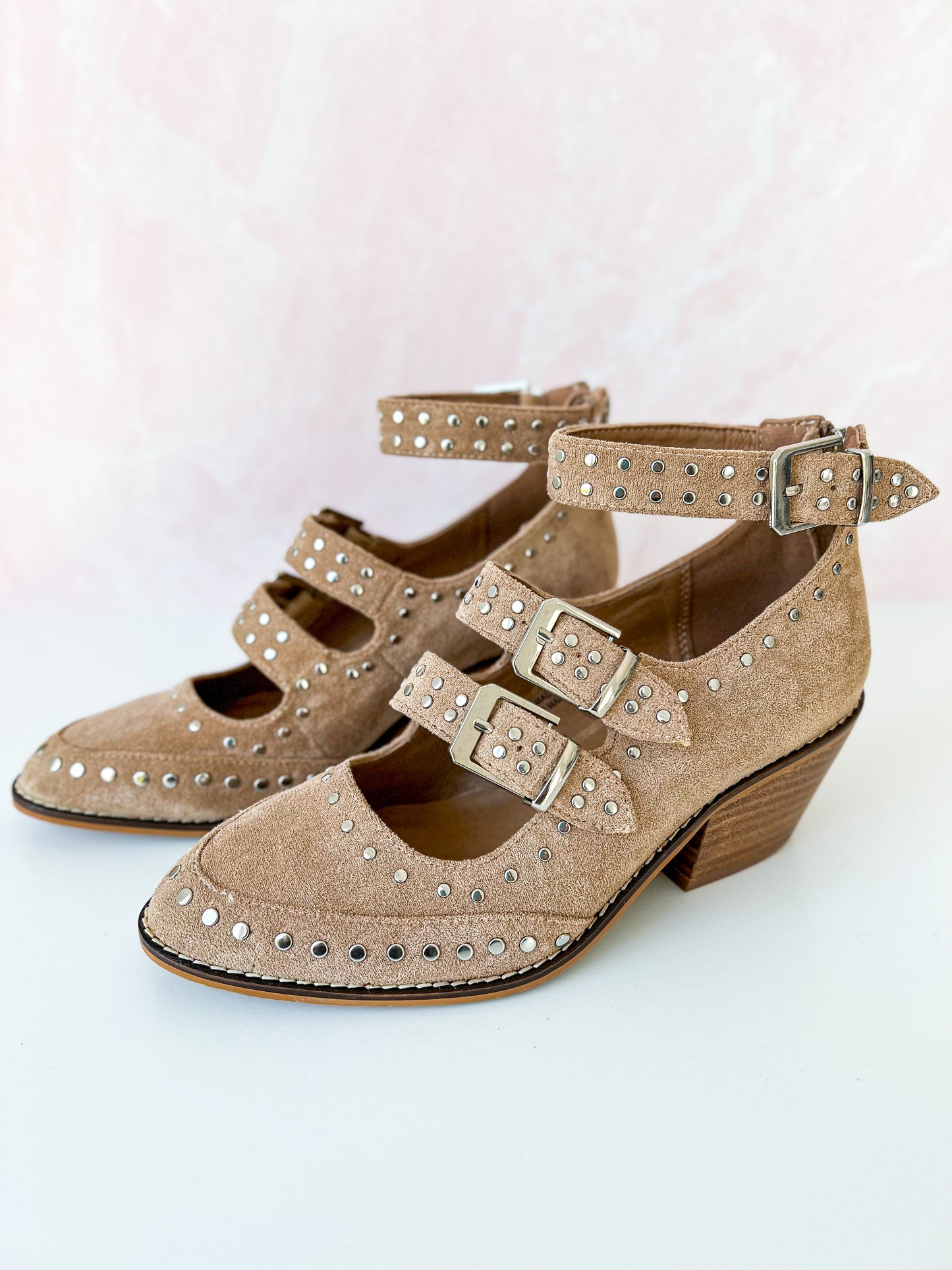 Corky's Cackle Wedge - Sand Suede  - Final Sale
