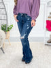 When I Come Around - Judy Blue Hand Sand Destroyed Bootcut Jean