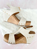 Corky's Zip It Good Wedge - Ivory - Final Sale