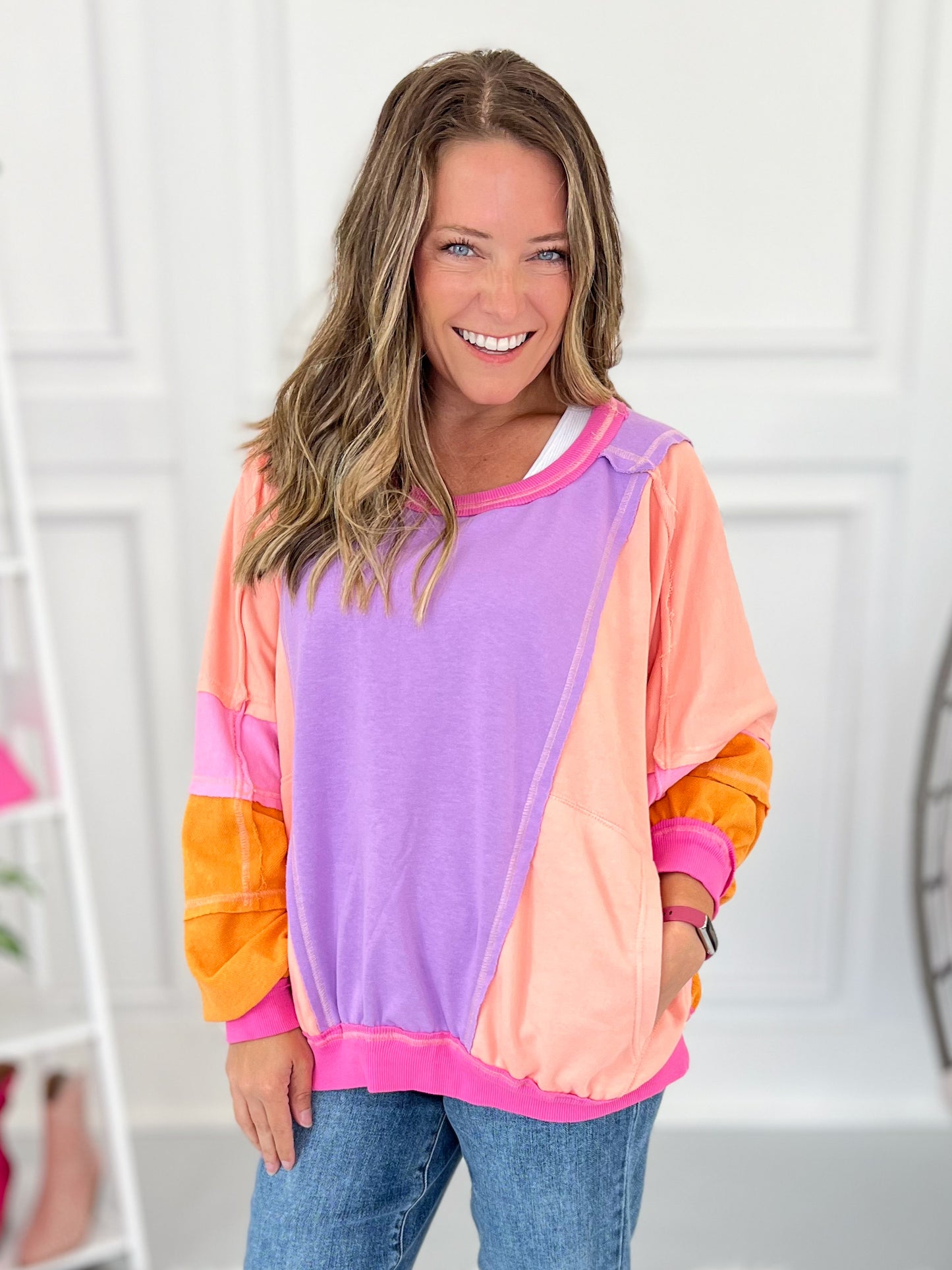 Summer Nights Paradise Pullover Top - Final Sale