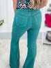 Judy Blue Tummy Control Topaz Dyed Flare Jeans