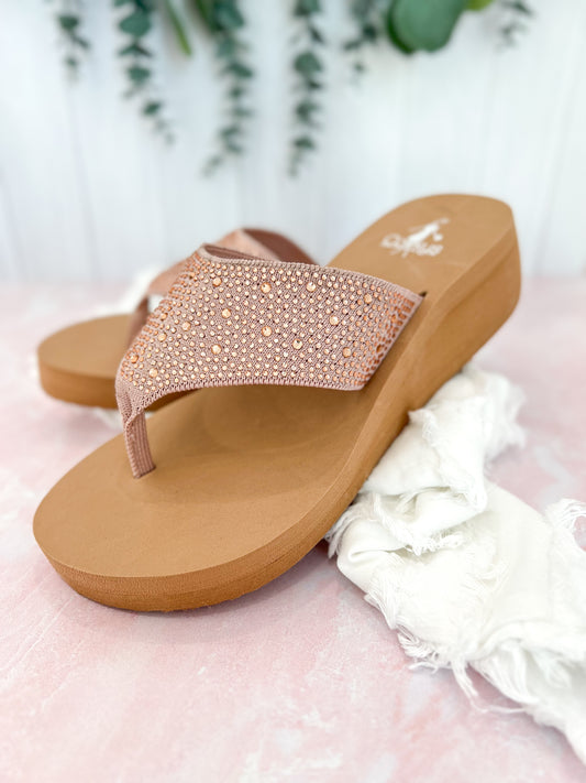 Corky's Long Time No Sea Sandal - Blush   - Final Sale