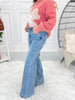 Look On The Bright Side - Judy Blue Retro Wide Leg Jeans