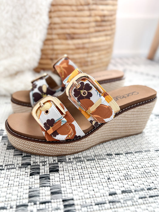 Corky's Manifest Wedge - Natural Hibiscus