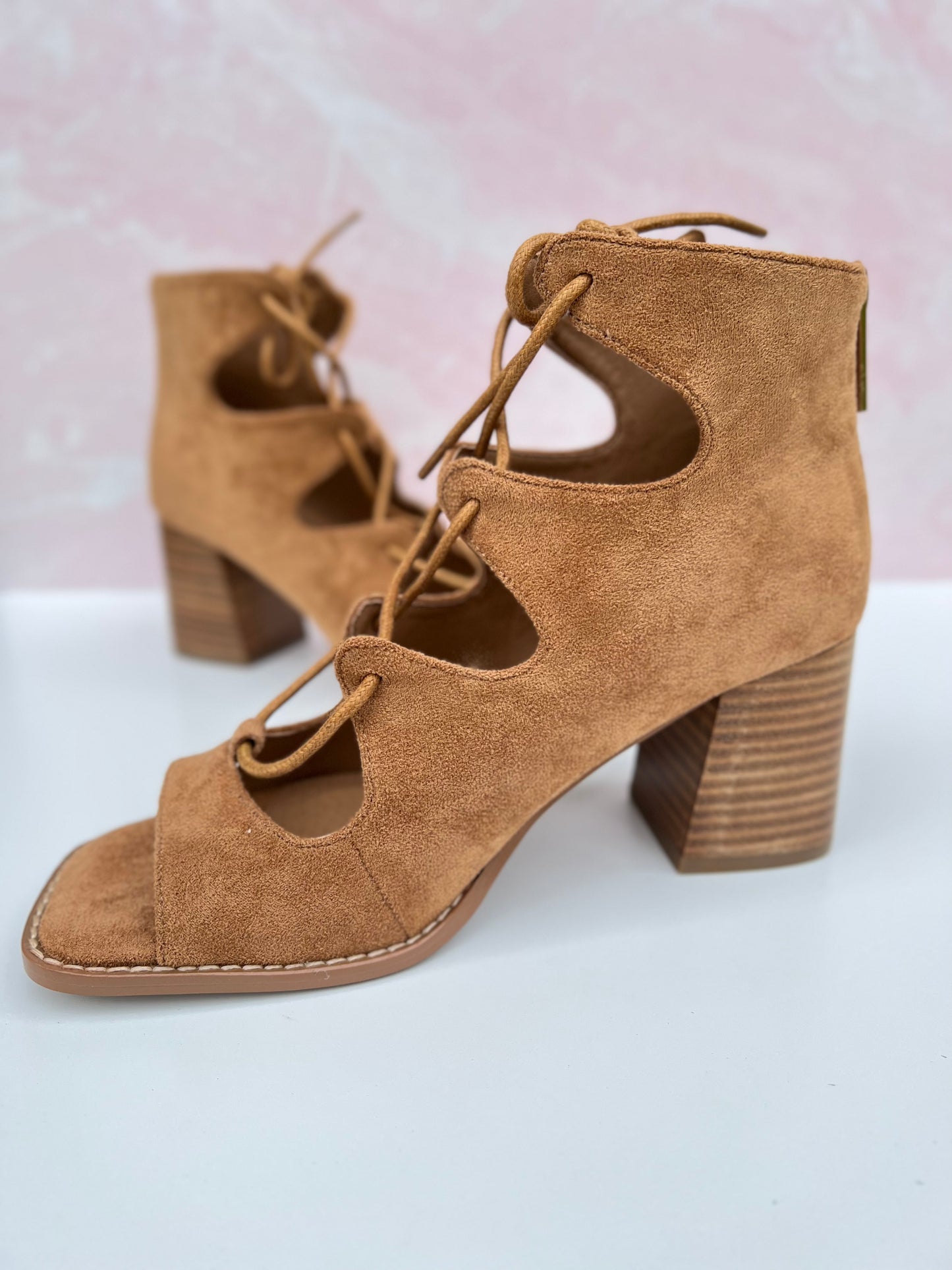 Corky's Wally Wedge - Camel Suede  - Final Sale