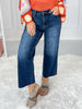 One Sweet Day  - Judy Blue Cropped Wide Leg Jeans