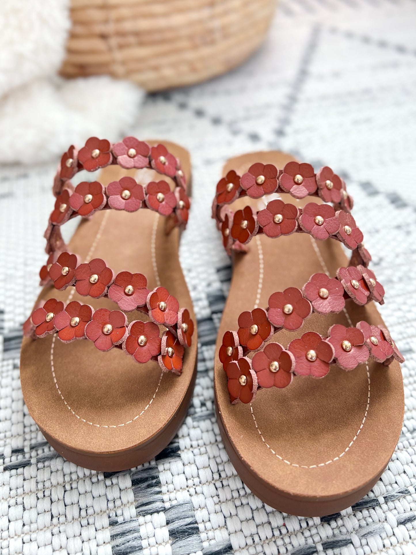 Corky's Garden Party Sandal - Cognac