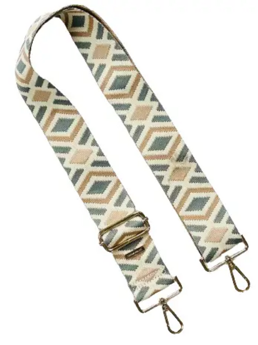 Diamond Embroidered Guitar Purse Strap - Final Sale