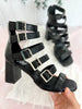 Corky's Buckle Down Heel - Black - Final Sale