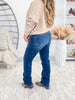 Hot Damn - Judy Blue Contrast Wash Thermal Straight Jean