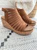 Corky's Oopsie Daisey Wedge - Tan Faux Suede